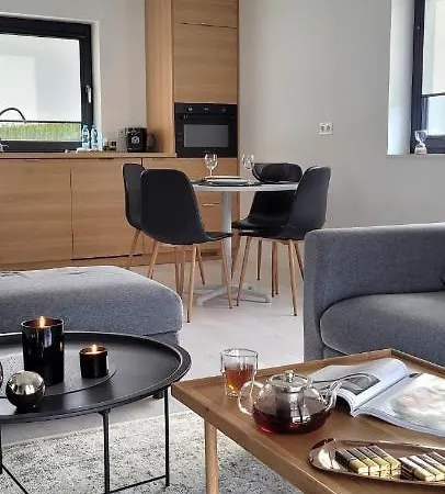 Apartmán 17 Dom Duzy Parking , Mandoria , Ptak , 2 Sypialnie Lub 1 Sypialnia, Taras , Autostrada A1, Kalinowskiego 17e Wifi *